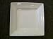 TBC HOME: SERVING BOWL/PLATTER: White Porcelain Square Serving Plate. Bowl is Deep Set to Avoid Spills. Great for Serving Deserts, Appetizers, Fruits, Dinner Platter Etc. 12