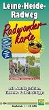 Radwanderkarte Leine-Heide-Radweg: mit Ausflugszielen, Einkehr- & Freizeittipps, wetterfest, reissfest, abwischbar, GPS-genau - 1:50000 - Publicpress