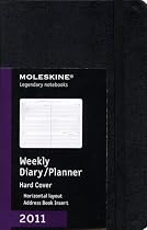 Moleskine 2011 12 Month Weekly Planner Horizontal: Black Hard Cover Pocket: Die ganze Woche auf zwei Seiten (Moleskine Srl)