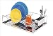Dish Rack Drainer w/ Tray in Stainless (6116-75) by Polder