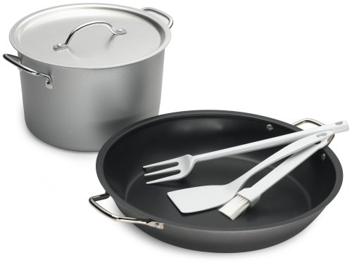 Nordicware Pro Caste Aluminum Stock Pot/Braiser Pan Set