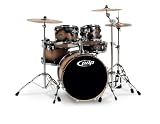 Pacific Drums by DW 2006 FS Drum Kit, Natural to Charcoal Burst (Cymbals Not Included)