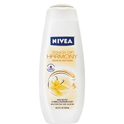 Nivea Body Wash, Cream Oil, Shea Butter & Vanilla Blossom Scent 16.9 fl oz (500 ml)