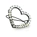 Amore's Rhinestone Heart Barrette