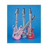 12-Pack Inflatable Rock Star Electric Guitar