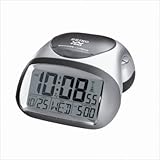 Seiko Clock - Seiko QHR008SLH Radio Controlled Get Up N Glow Bedside Alarm Clock