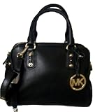 Michael Kors Black Leather Small Satchel Nwt