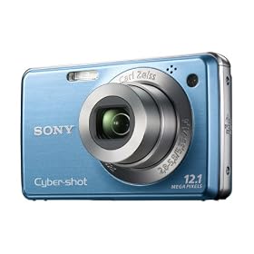 Sony Cybershot W220L Digital Camera - Blue (12.1 MP, 4x Optical Zoom)2.7"LCD