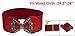 Women Faux Rhinestone Bowtie Buckle 3