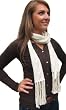 Handmade PURE and FRESH COTTON Scarf - Natural Cream (Extra Long)