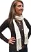 CLEARANCE ORGANIC COTTON ITEM - Handmade PURE and FRESH COTTON Scarf - Natural Cream (Extra Long)