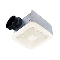 Broan Model QTXE110 110 CFM Ultra Silent Bath Fan, White Grille