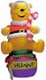 Inflatable 8 ft. Santa Pooh
