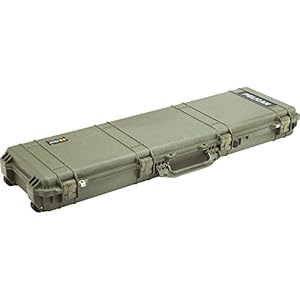 Pelican Products 1750-000-130 Long Case with Solid Foam (OD Green)