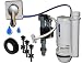 ONE2FLUSH Dual Flush Toilet Conversion Kit Bonus Pack with new improved handle design, Better Fill water saving fill valve 3 St. Steel Bolts,Tank Bowl Gasket. Convert existing toilets to efficient dual flush toilets that Exceed Green Plumbing Codes.