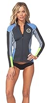 Rip Curl Women's Dawn Patrol Long Sleeve Jacket, Blue, Size 4
