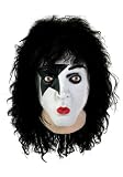 KISS - Starchild Latex Full Mask With Hair Adult