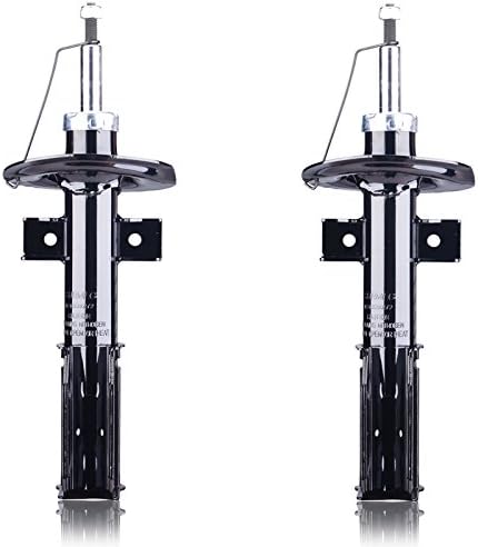 Unibeauty 2 Pcs Twin-tube Replacement Shock Strut Assembley - Front Passenger &amp; Driver Side Set