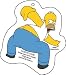 Simpsons Homer Shows Butt Air Freshener A-SIM-0002