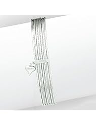 Genuine 14K White Gold Slip On 7 Bangles 15 Grams Of Gold 100% Satisfaction Guaranteed.