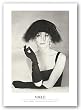 Savoir-Faire, Vogue Magazine, December 1957 by Henry Clarke 15.5"x22" Art Print Poster
