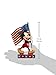 Enesco Disney Traditions by Jim Shore Mickey Mouse with Flag Figurine, 6.875-Inch