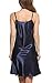 Avidlove Women's Nightshirts Satin Chemises Slip Sleepwear,Dark Blue (FBA),Medium