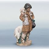 Lladro Shepherd Boy Porcelain Figurine