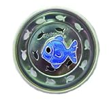 Funky Blue Fish Kitchen Sink Strainer Drain Decor