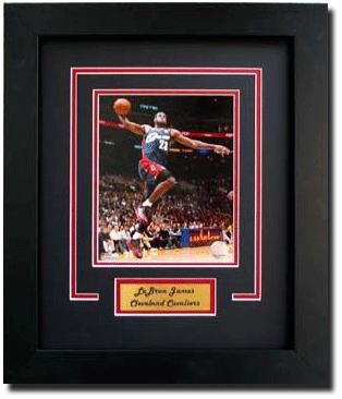 LeBron James - Cleveland Cavaliers Framed Photo - Framed NBA Photos, Plaques and Collages