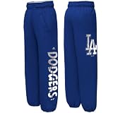 Los Angeles Dodgers Royal Blue Girls (7-16) Super Soft Fleece Roll-Over Pants