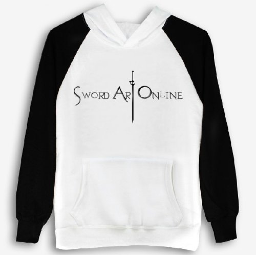 Sword Art Online White and Black Jacket Costume Coslive
