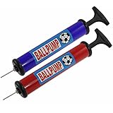 Black Plastic Handle Red or Blue Air Pump Inflator for Basketball Football by USA CASH AND CARRY - PrimeTrendz TM