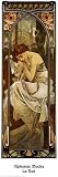 Night Art Poster Print by Alphonse Mucha, 12x36