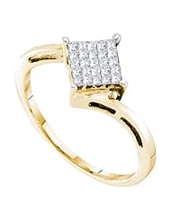 0.25 CTW DIAMOND INVISIBLE RING
