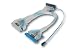 Electronics : ATA 133 HDD Braided 0.90m w/Blue Light