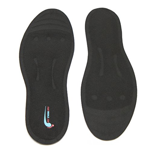 footinsole Best Foot Relief Glycerine Filled Liquid Insoles for Massage and All Day Long Comfort - Ideal shoe Inserts Pads for Work, Walking, Running, Heel pain & problem treatment(XL (11.5 US Men's))