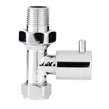 RADIATOR VALVES (PAIR) STRAIGHT MINIMALIST  HT327