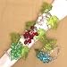 Bead Grapes Napkin Rings Set / 4