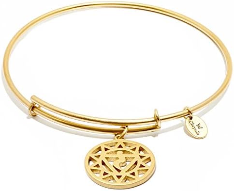 Chrysalis Solar Plexus Expandable Bangle, Gold-Plated