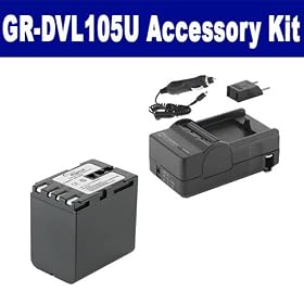 JVC GR-DVL105U Camcorder Accessory Kit includes: SDM-111 Charger, SDBNV428 Battery