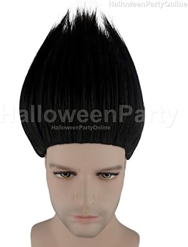 Halloween Party Trolls Wig Black Costume Cosplay Online HM-080