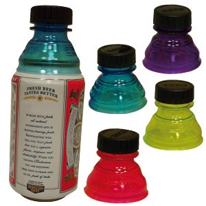 Snap Capp Re-closable Can Lid, Assorted Colors, Set of 4