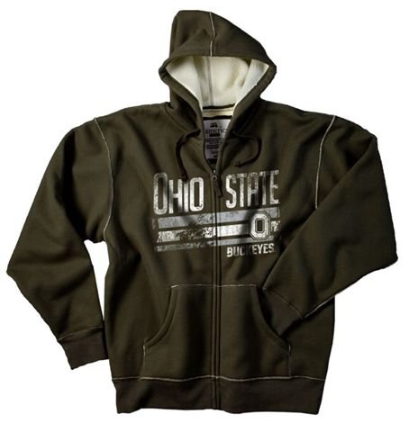 Ohio State University Buckeyes Men's Hooded Jacket