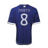 adidas Javier Zanetti Argentina Away Replica Soccer Jersey 10/11