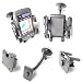 Universal Expandable Cup Holder Pedestal with Universal Garmin Nuvi, Magellan Maestro, Mio GPS, TomTom Lowrance GPS PDA iPhone iPod MP3 Smartphone Holder Bracket Cradle