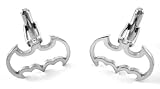 Stainless Steel Batman Die Cut Cufflinks