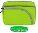 Non-OEM Amazon Kindle DX 9.7 Tri-Pocket Sleeve Case - Neon Green
