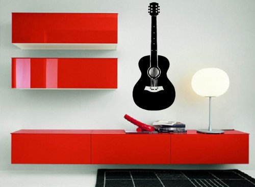 Acoustic Guitar Music Rock Pop Decor Wall Art Mural Vinyl Decal Sticker M455