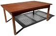Strathwood Gibranta All-Weather Hardwood Coffee Table